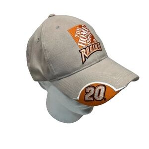 Tony Stewart #20 Home Depot Racing NASCAR Strapback Hat Khaki